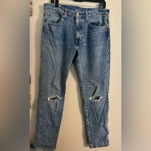 Levi’s Classic Blue Distressed Men's Jeans